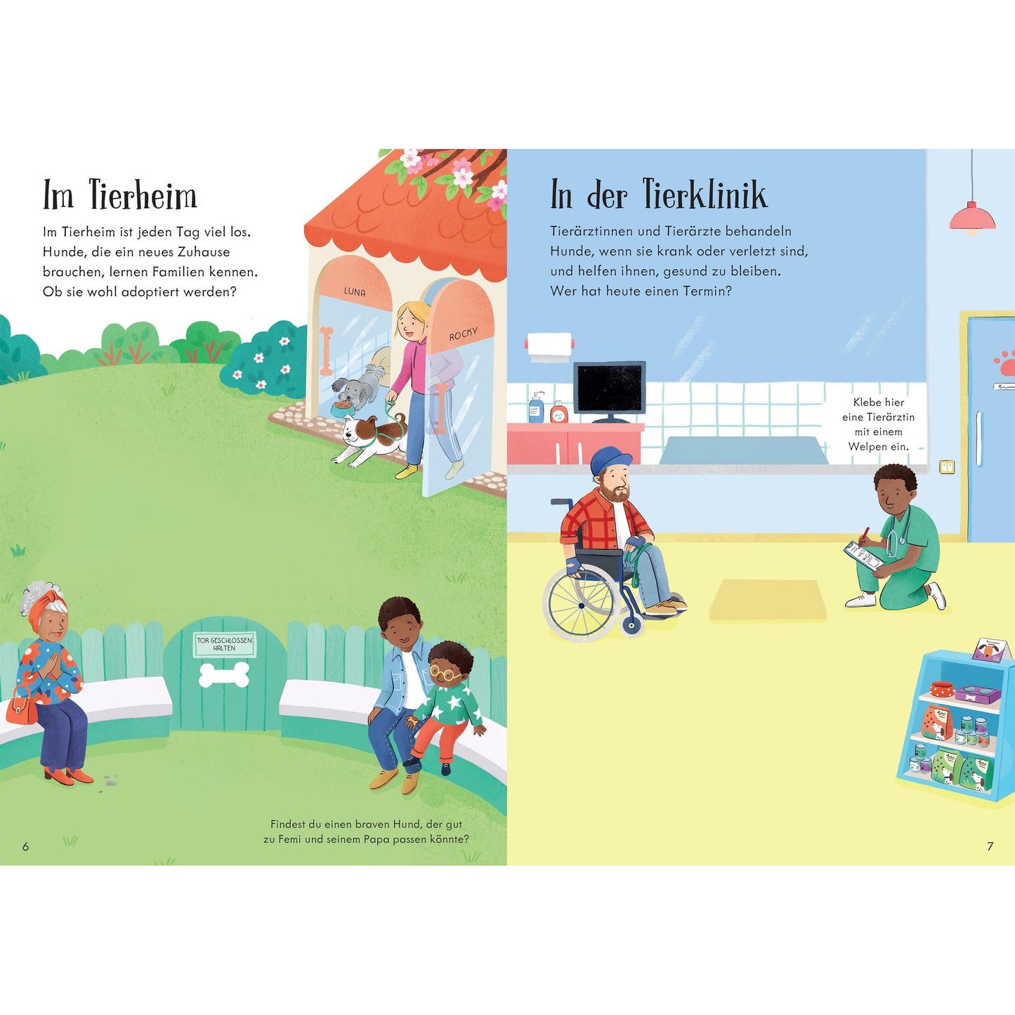 Usborne Mein Immer-wieder-Stickerbuch: Meine liebsten Hunde 3+