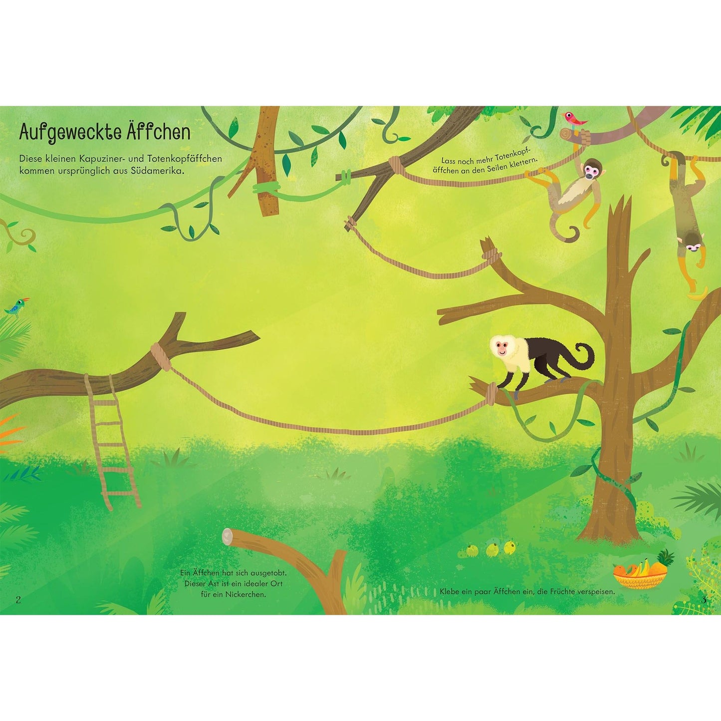 Usborne - Mein Immer-wieder-Stickerbuch: Tiere im Zoo