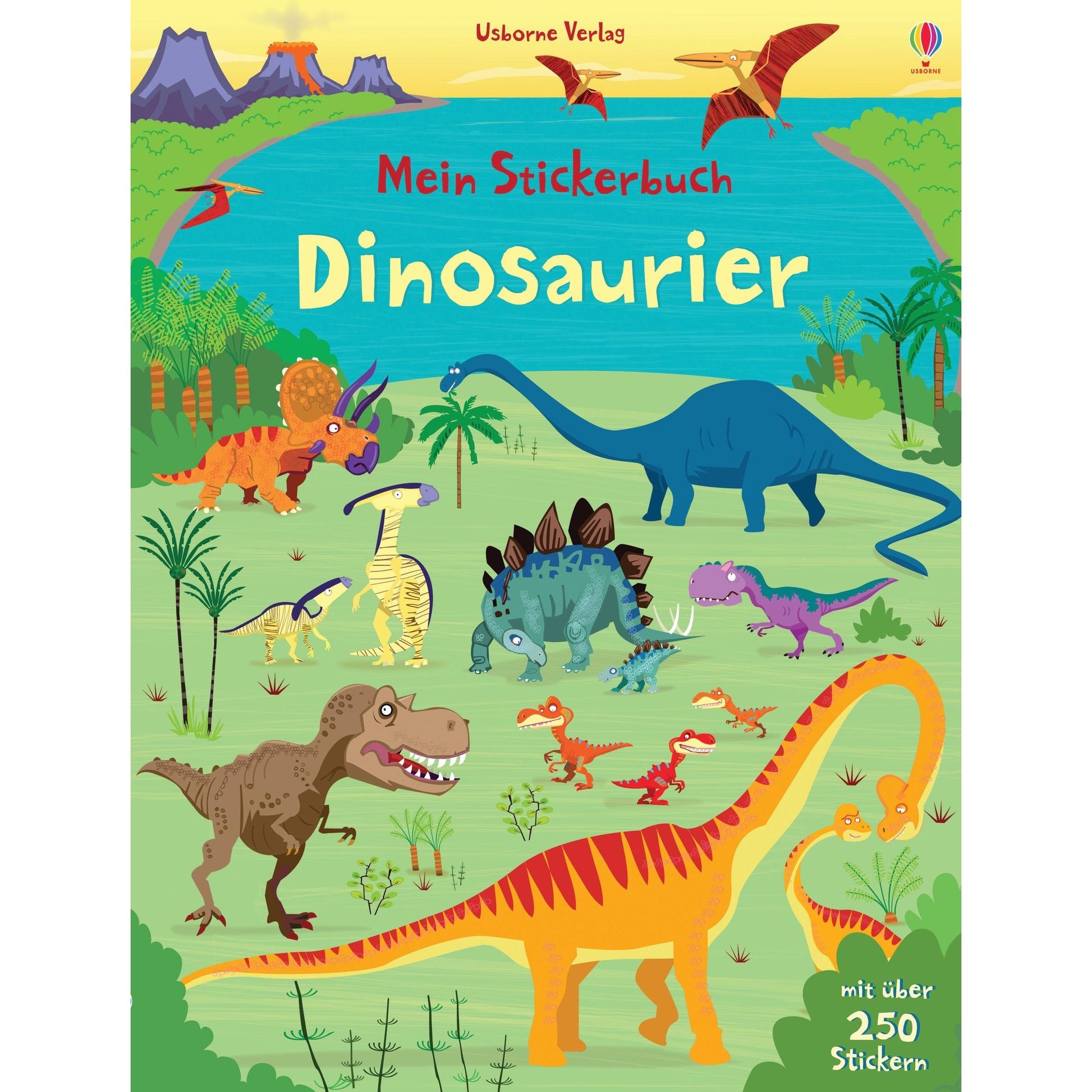 Usborne Mein Stickerbuch: Dinosaurier 5+