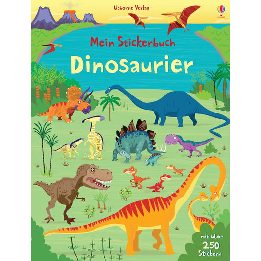 Usborne Mein Stickerbuch: Dinosaurier 5+