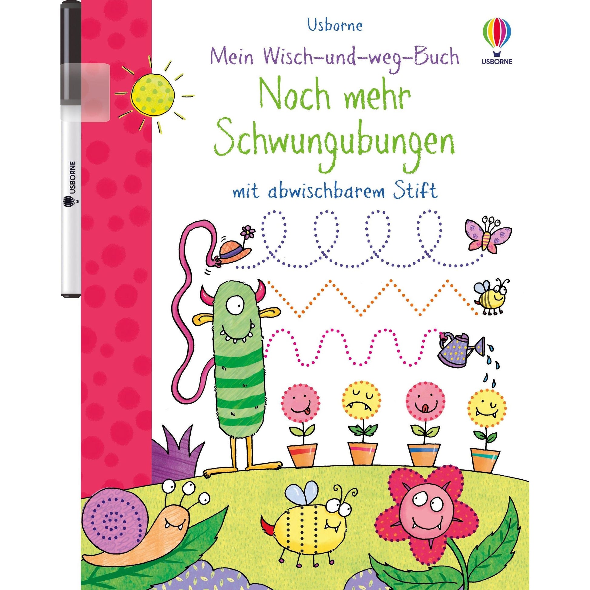 Usborne Mein Wisch-und-weg-Buch: Noch mehr Schwungübungen