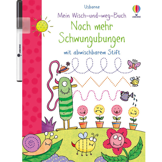 Usborne Mein Wisch-und-weg-Buch: Noch mehr Schwungübungen