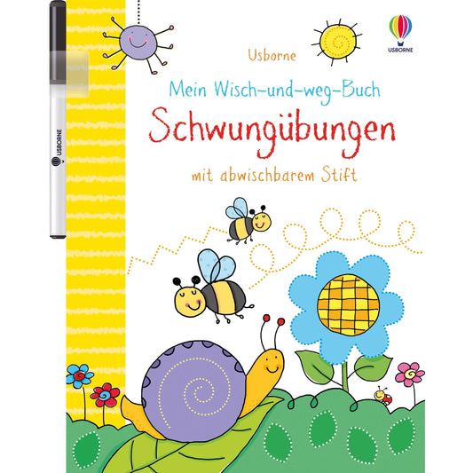 Usborne Mein Wisch-und-weg-Buch: Schwungübungen