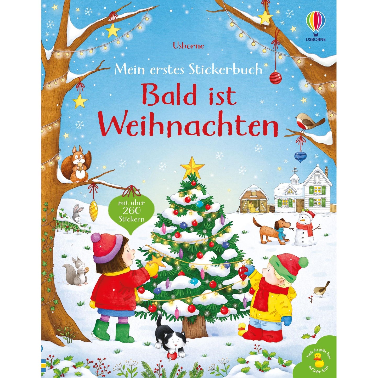 Usborne Mein erstes Stickerbuch - Bald ist Weihnachten