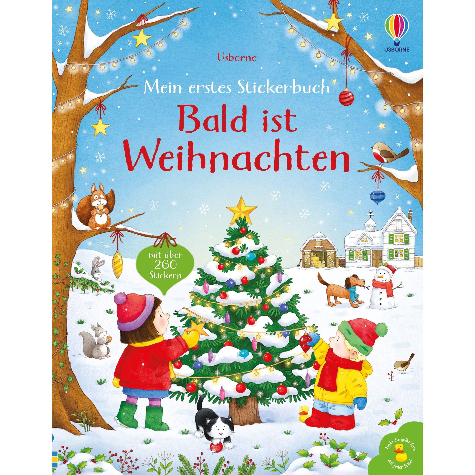 Usborne Mein erstes Stickerbuch - Bald ist Weihnachten