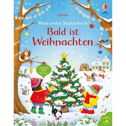 Usborne Mein erstes Stickerbuch - Bald ist Weihnachten