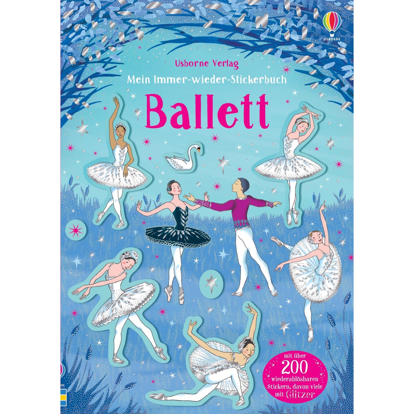 Usborne Mein immer wieder Stickerbuch: Ballett 3+