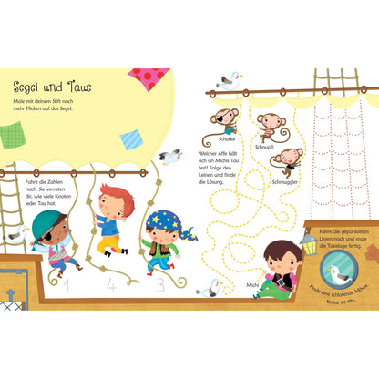 Usborne Mein wisch und weg Buch Bei den Piraten
