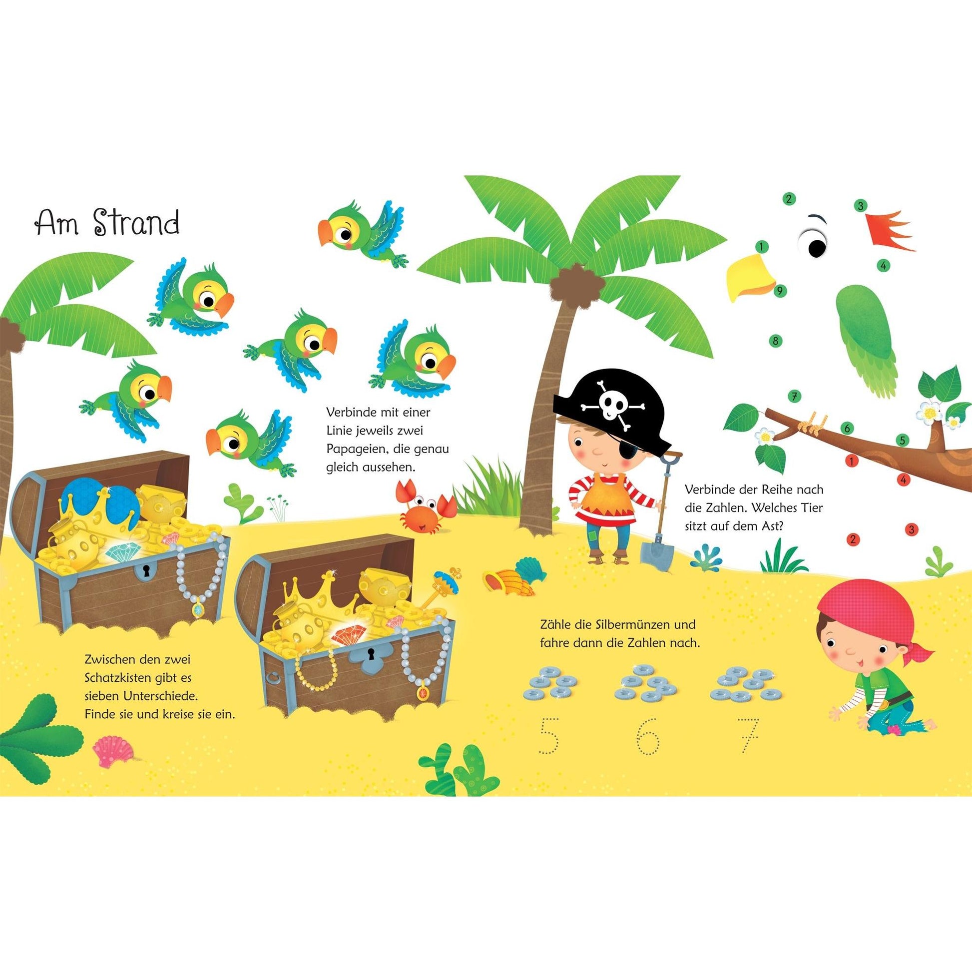 Usborne Mein wisch und weg Buch Bei den Piraten