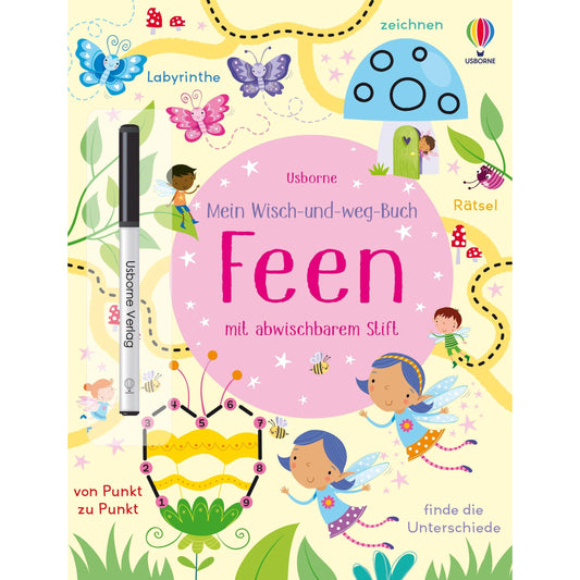 Usborne Mein wisch und weg Buch Feen