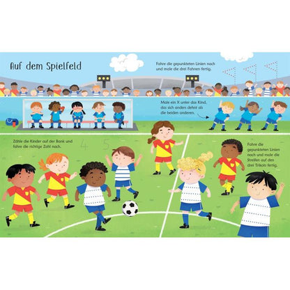 Usborne Mein wisch und weg Buch - Fußball