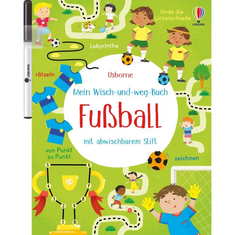 Usborne Mein wisch und weg Buch - Fußball