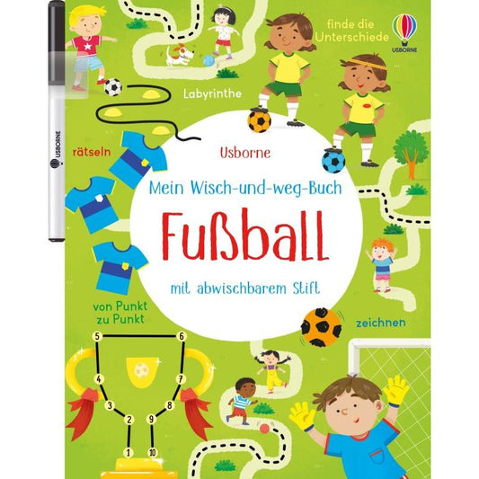 Usborne Mein wisch und weg Buch - Fußball