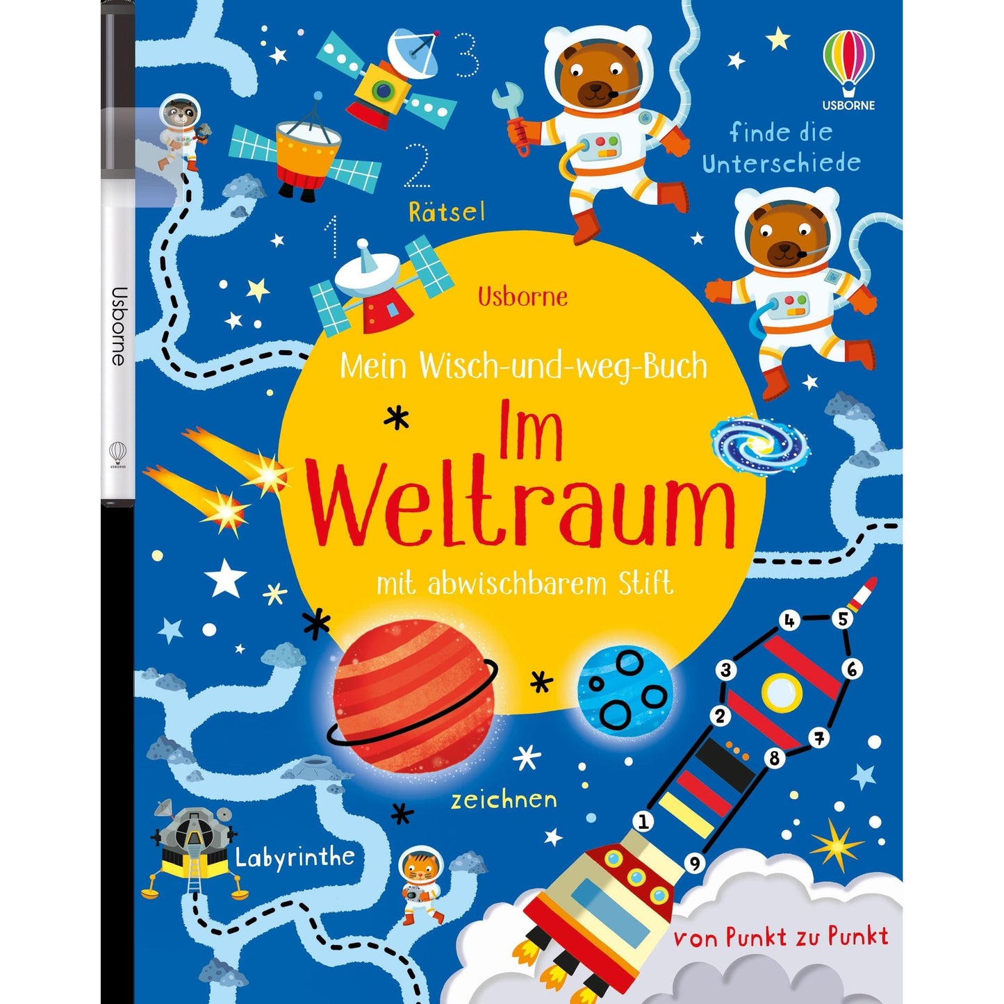 Usborne Mein wisch und weg Buch Im Weltraum