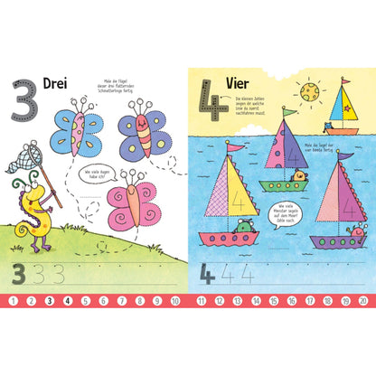 Usborne Mein wisch und weg Buch - die Welt der Zahlen