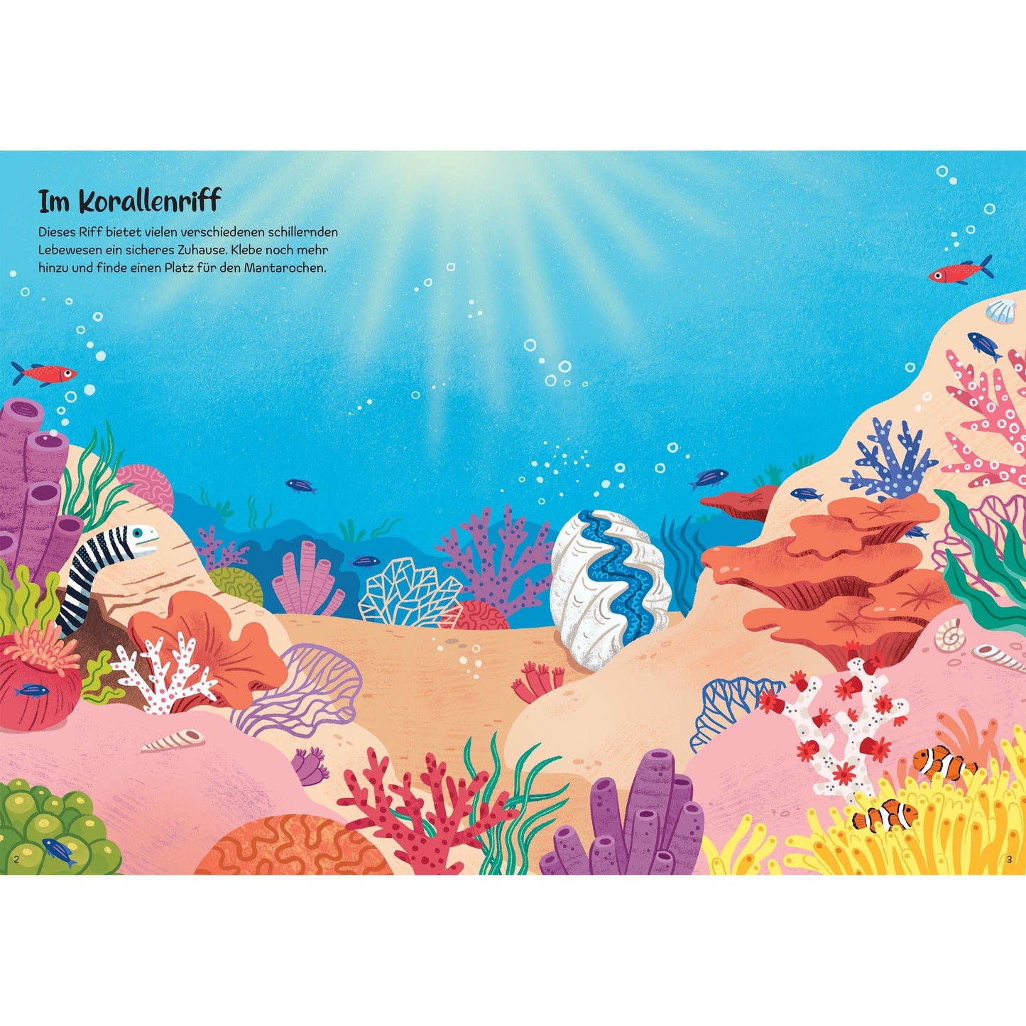Usborne Meine glitzernde Stickerwelt Tiere im Meer