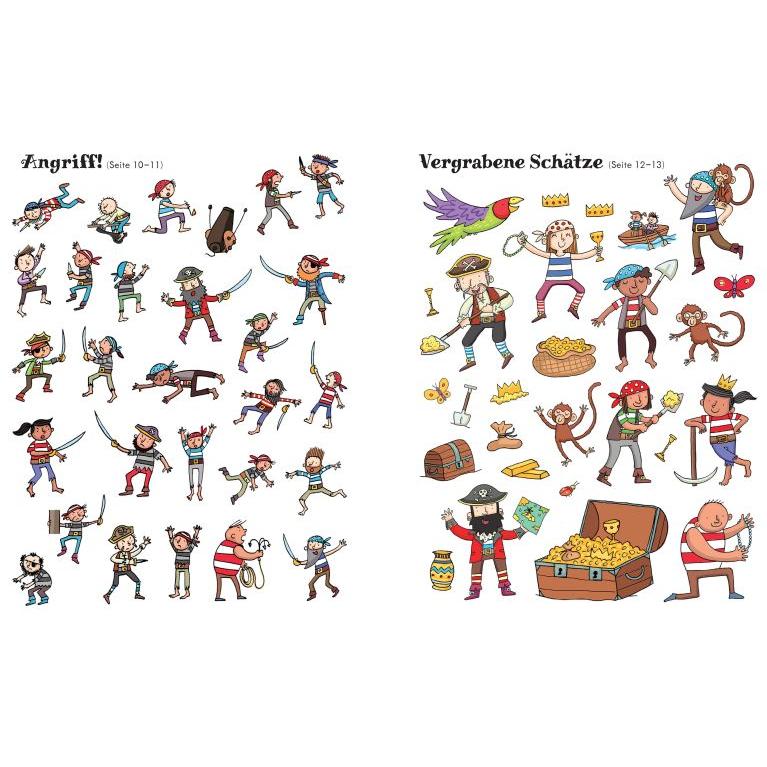 Usborne Stickerbuch Piraten
