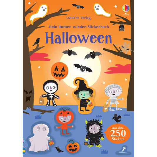 Usborne Verlag Mein immer-wieder-Stickerbuch Halloween