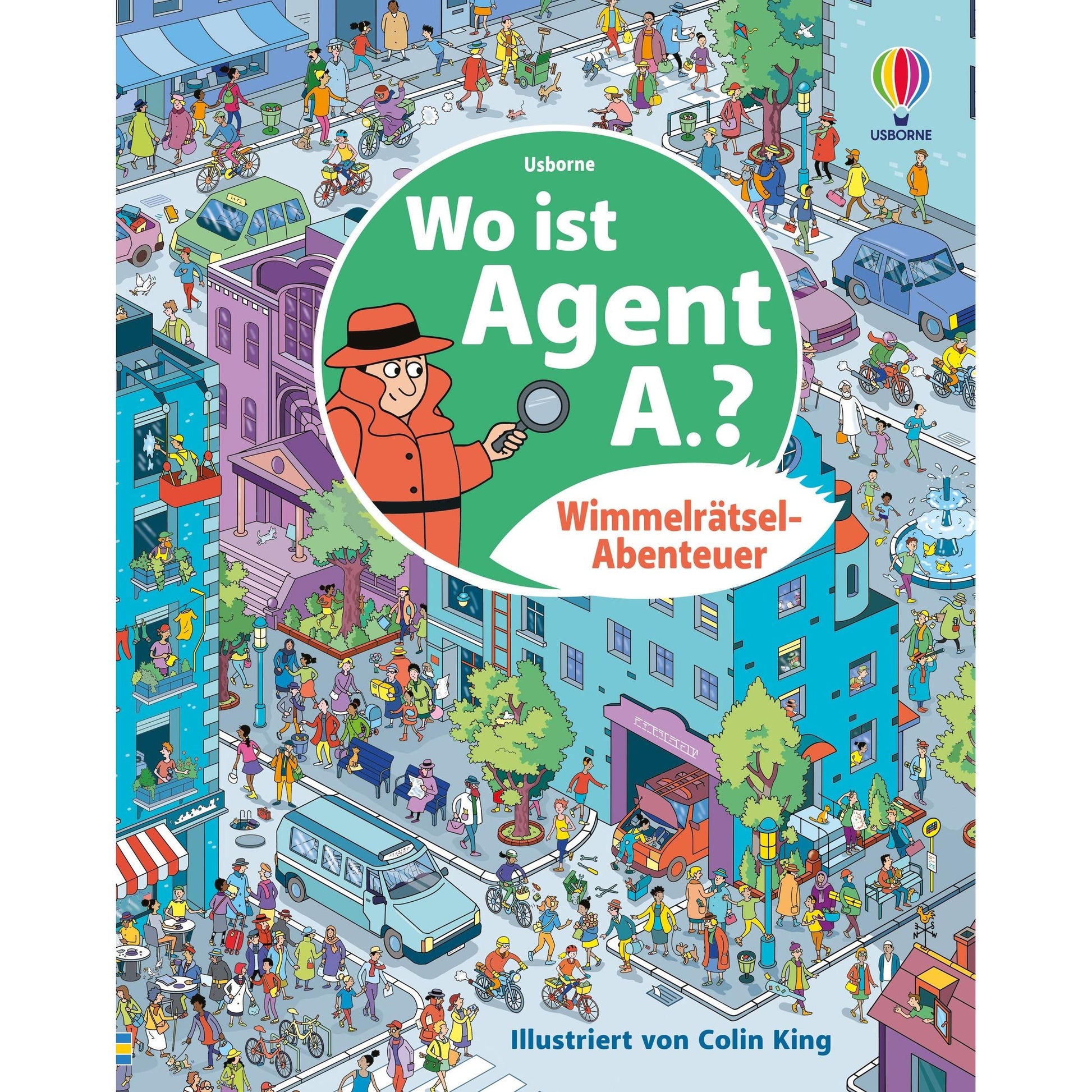 Usborne Wimmelrätsel-Abenteuer: Wo ist Agent A.?