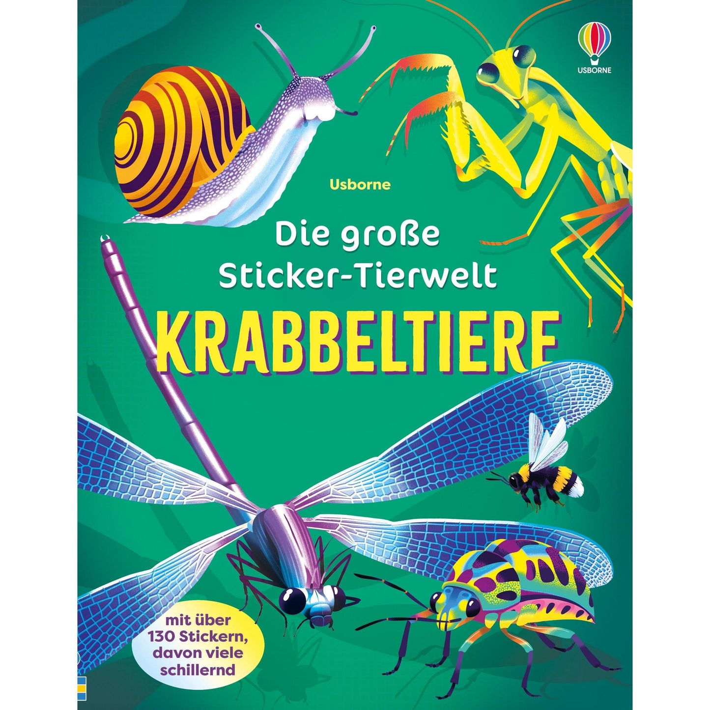 Usborne die große Sticker-Tierwelt Krabbeltiere