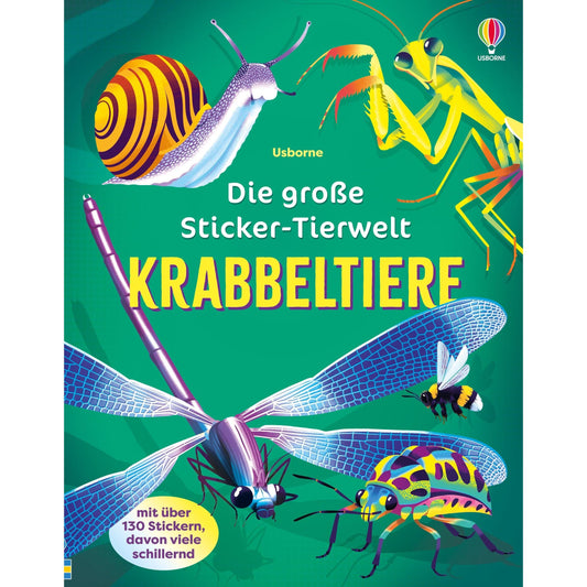 Usborne die große Sticker-Tierwelt Krabbeltiere
