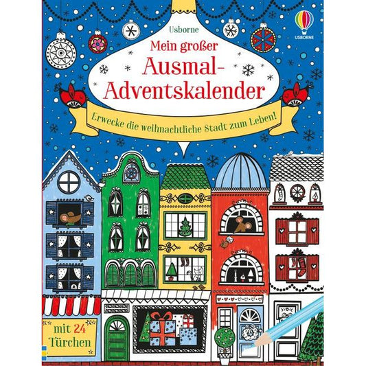 Usborne mein großer Ausmal-Adventskalender