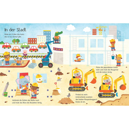 Usborne mein wisch und weg Buch Auf der Baustelle