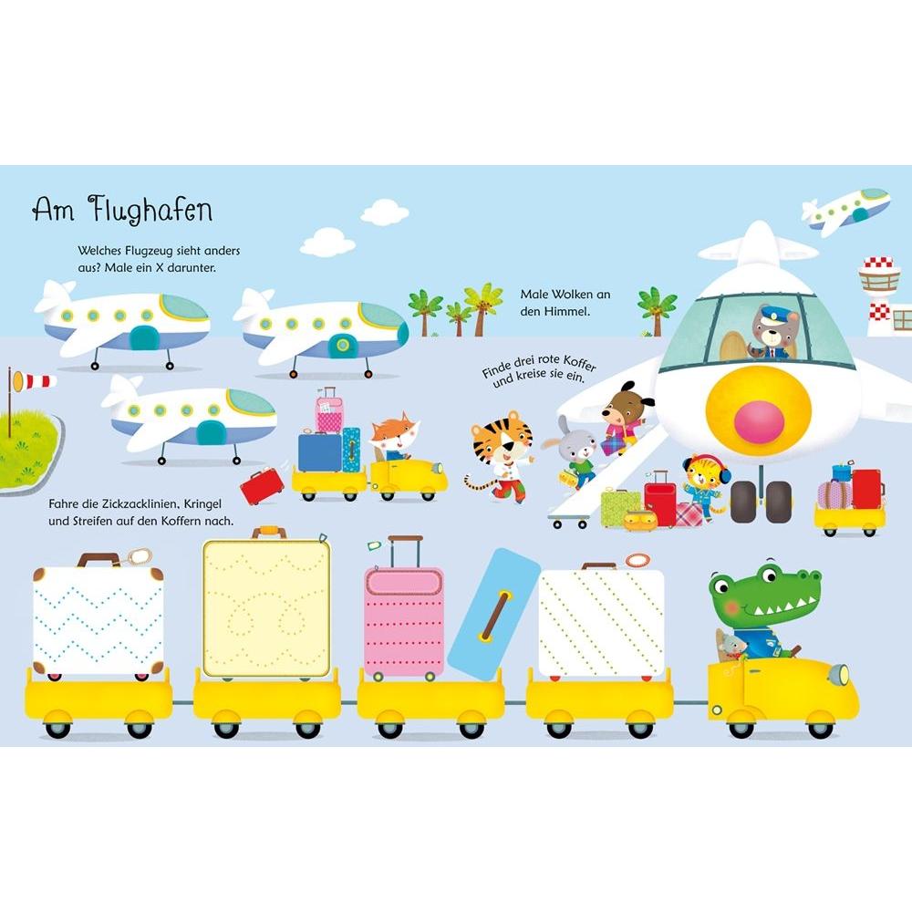 Usborne mein wisch und weg Buch Im Urlaub