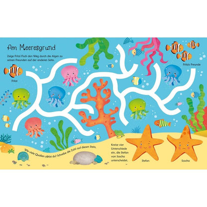 Usborne mein wisch und weg Buch Im Urlaub