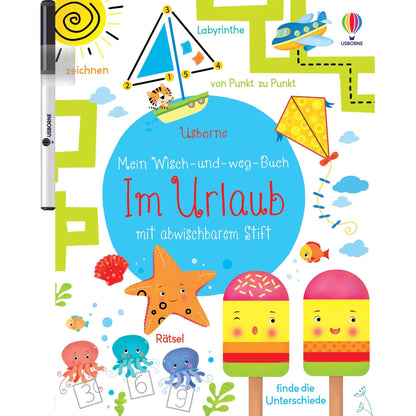 Usborne mein wisch und weg Buch Im Urlaub