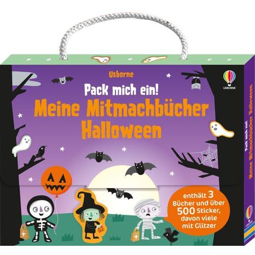 Usborne meine Mitmachbücher Halloween - pack mich ein