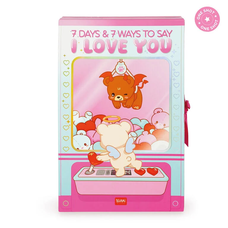 Legami Box mit 7 Überraschungen - 7 Days & 7 Ways to Say I Love You
