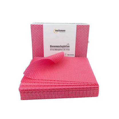 Wachsmann Bienenwachsplatte, 100 % Bienenwachs 1 Stück, 15 x 20 cm, Wachsplatten