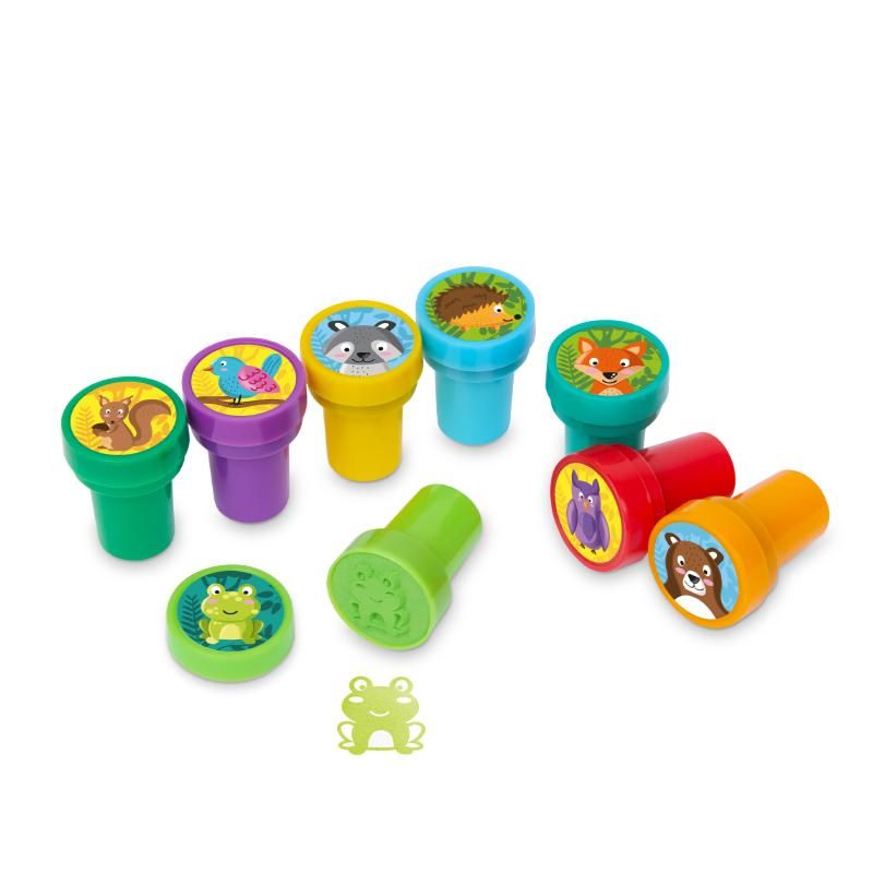 Waldtiere Stempel selbstfärbend, 8-fach sortiert