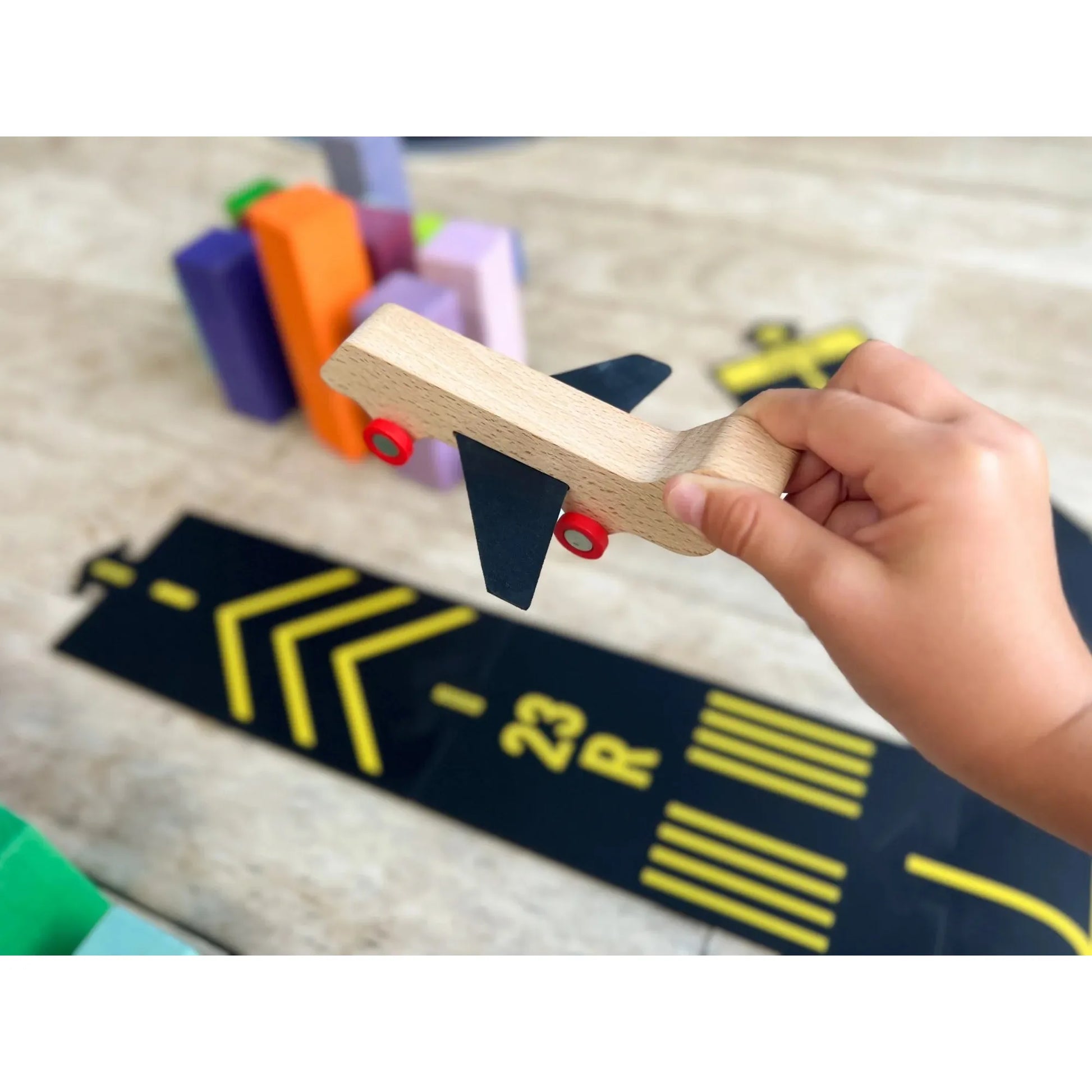 Waytoplay Flyer - Wooden Airplane Flugzeug aus Holz