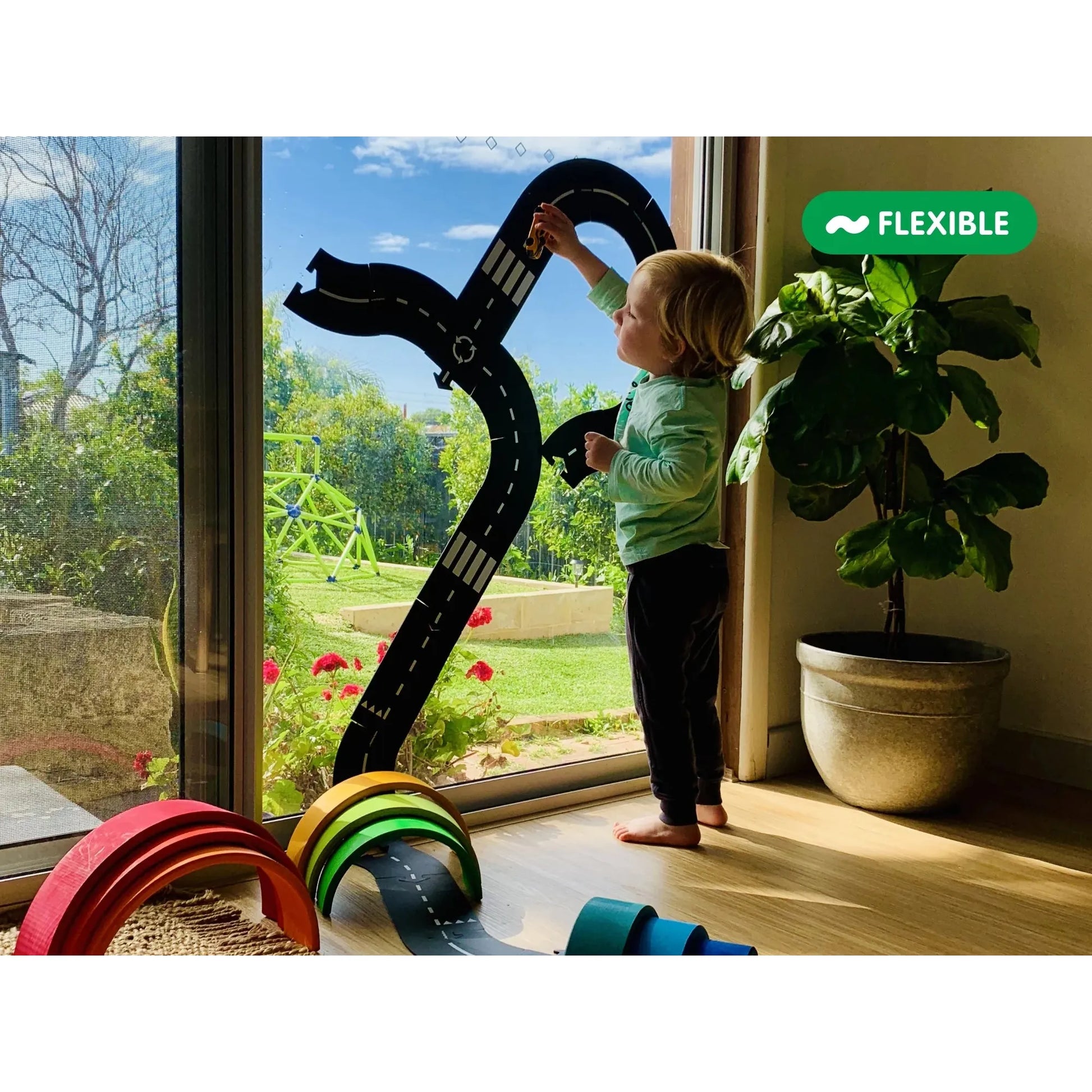 Waytoplay Highway - Large 24 flexible Straßenteile
