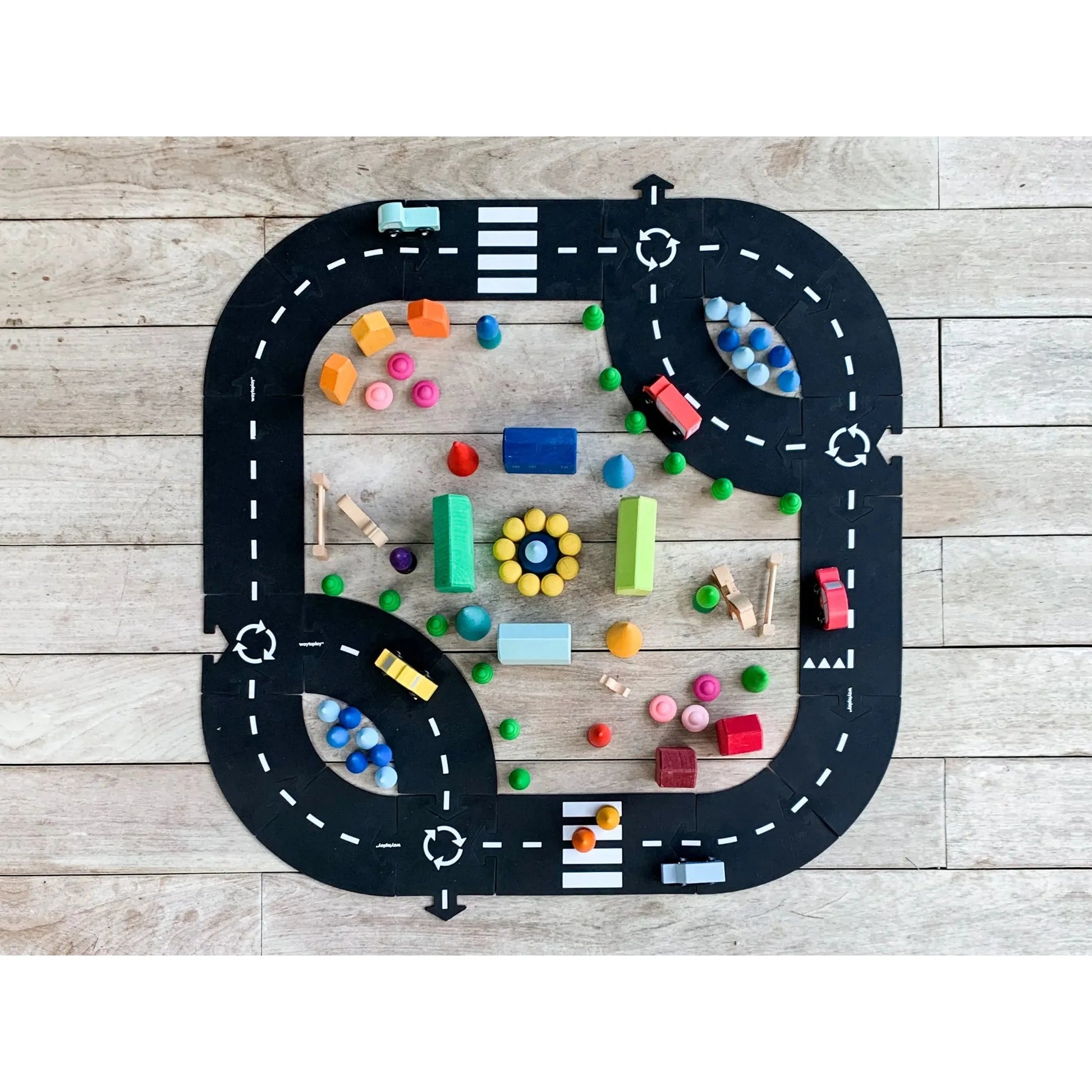 Waytoplay Highway - Large 24 flexible Straßenteile