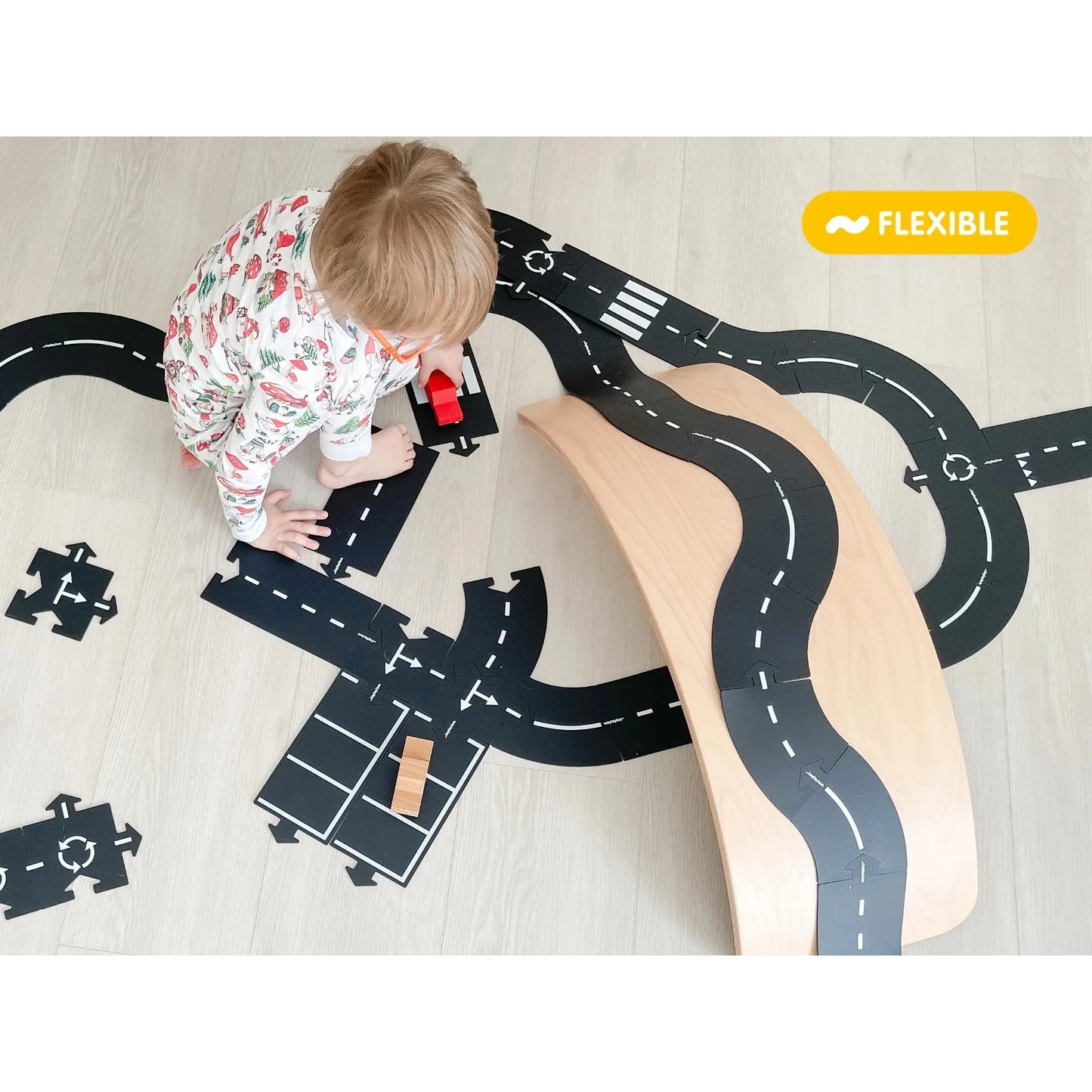 Waytoplay King of the Road - Extra Large Road Set 40 Teile