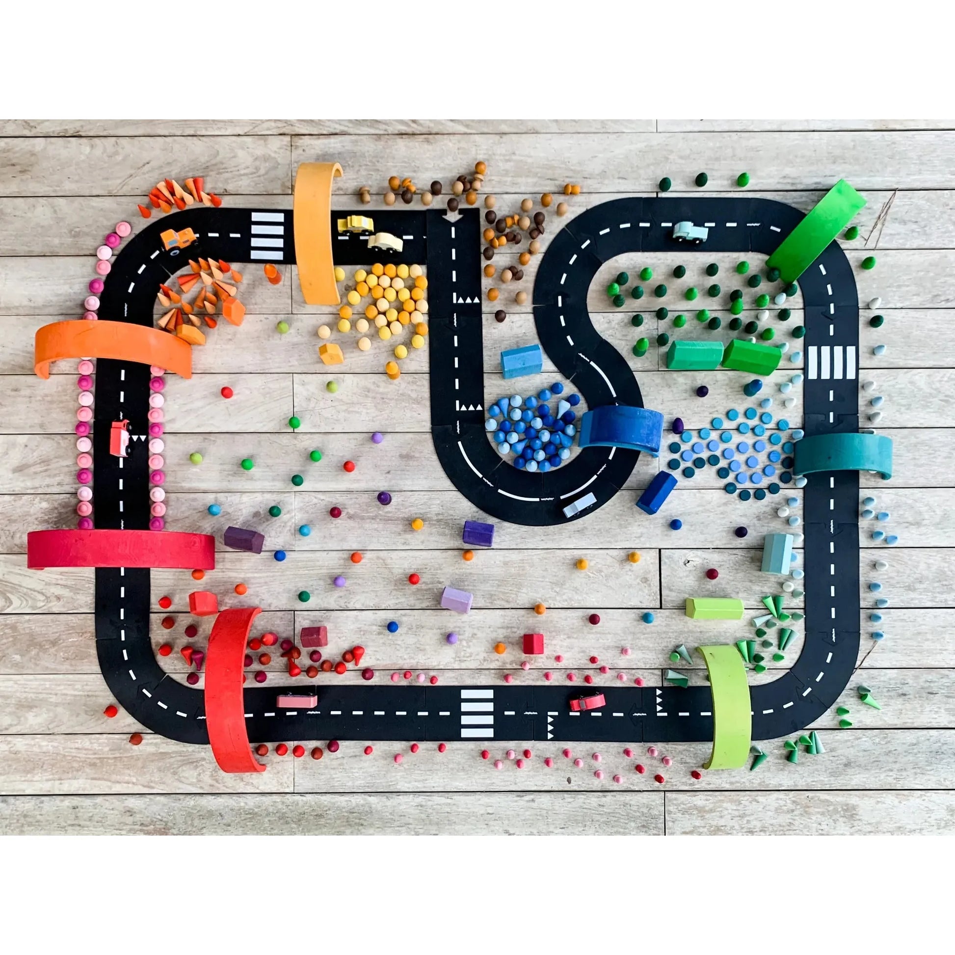Waytoplay King of the Road - Extra Large Road Set 40 Teile
