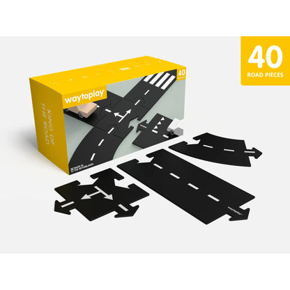 Waytoplay King of the Road - Extra Large Road Set 40 Teile