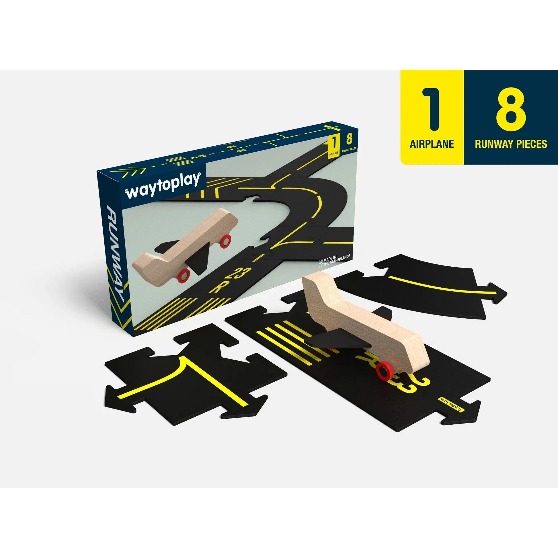 Waytoplay Runway flexibles Flughafenset