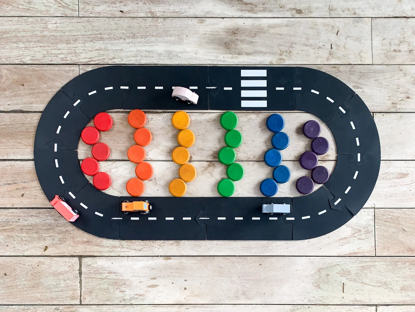 Waytoplay Expressway - Medium 16 flexible Straßenteile