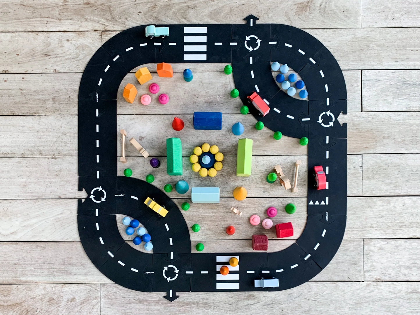 Waytoplay Highway - Large 24 flexible Straßenteile