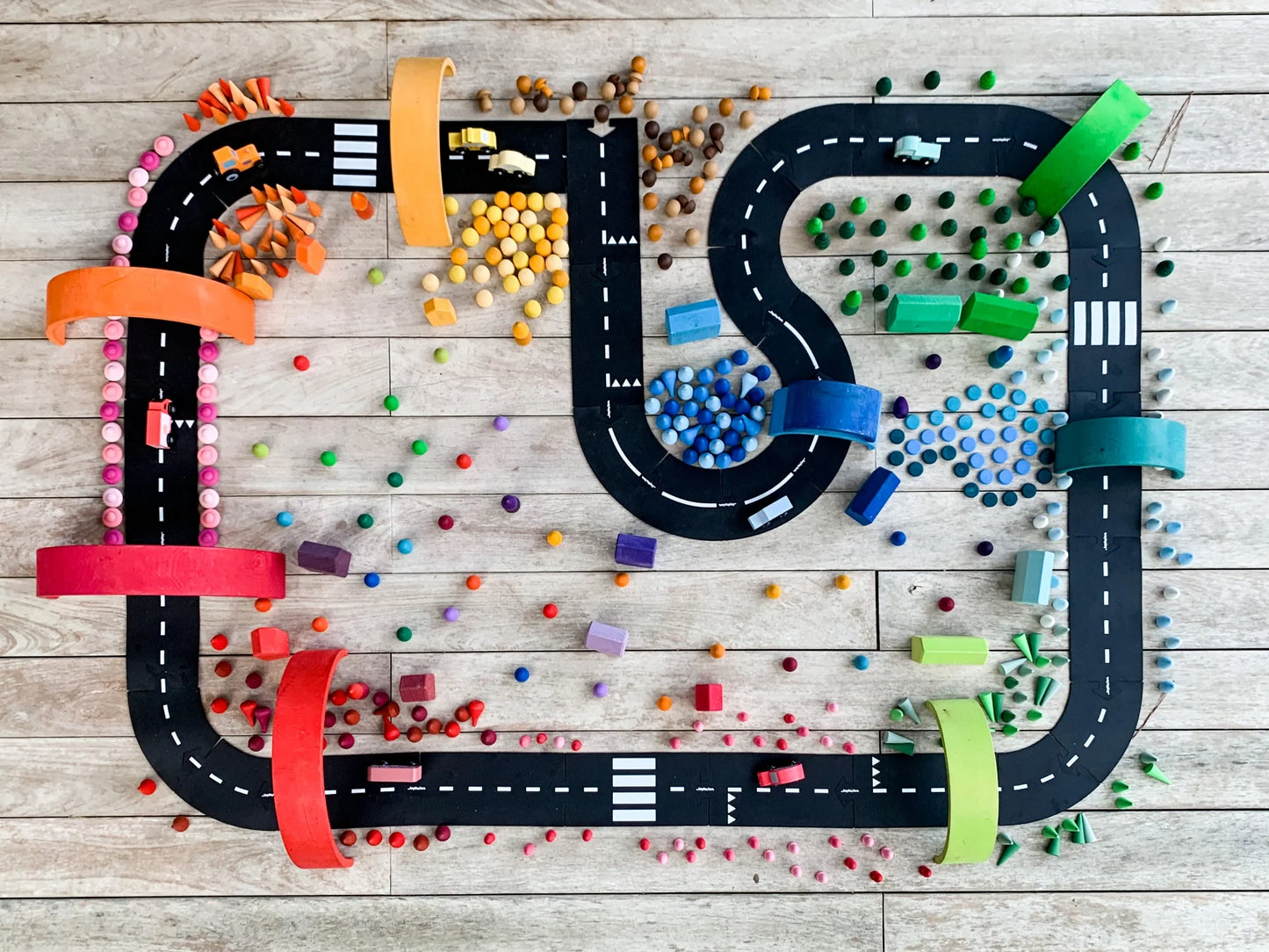 Waytoplay King of the Road - Extra Large Road Set 40 Teile