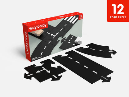 Waytoplay Ringroad - 12 Teile flexible Straße Small Road Set
