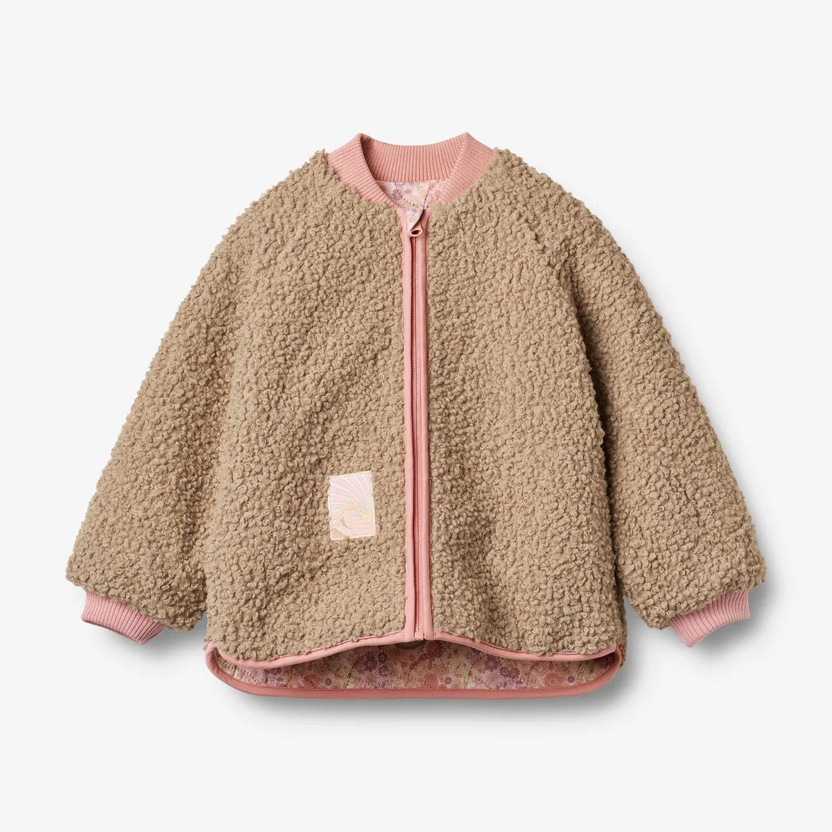 Wheat Wendbare Thermojacke Lake Lilac Flower Rainbow