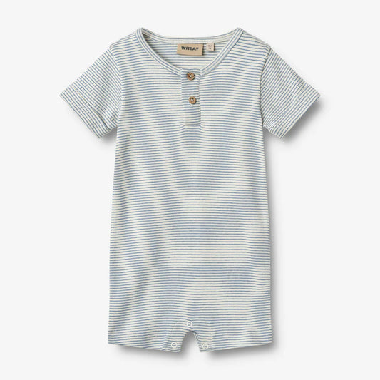 Wheat Junpsuit Overall Alfred blue stripe