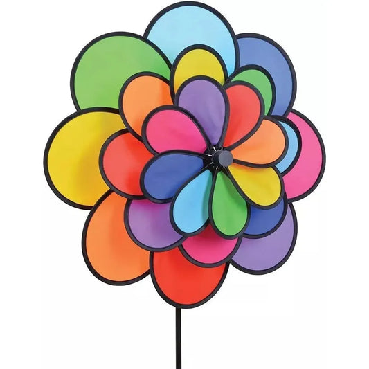 Windrad Blume Triple Daisy Spinner