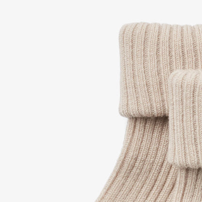 Wheat Wollsocken Rib Socks Ziggy Offwhite