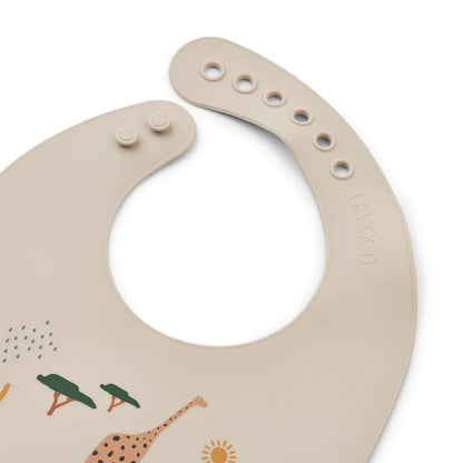 Liewood Tilda Printed Bib 2 Stück Safari Sandy Mix